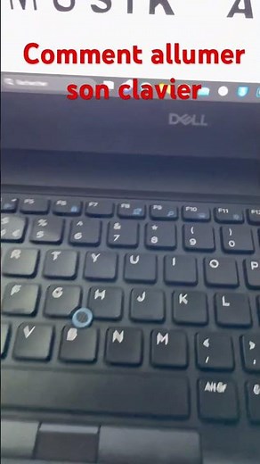 COMMENT ACTIVER LA LUMIÈRE DES TOUCHES DU CLAVIER (DELL LATITUDE 5590)