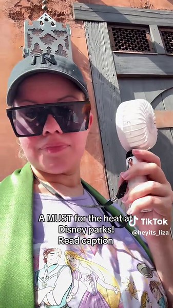 This fan honestly helped get me through my day at Disney. It was 95 degrees and HOT! I fully charged the fan before leaving my house and the battery lasted the entire time. The fan has 5 speed settings and it’s super lightweight. If you’re heading to Disney during the summer or anywhere hot, I HIGHLY recommend getting this portable fan. My toddler even loved using it. I added the link so you can order yours! #disney #magickingdom #portablefan