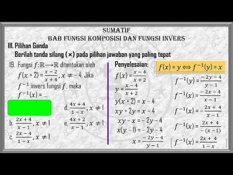(PART 7) SUMMATIVE Multiple Choice Questions CHAPTER COMPOSITION FUNCTIONS AND INVERSION FUNCTIONS