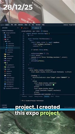 Started the project | Learn in public #developerjourney #codeeveryday
