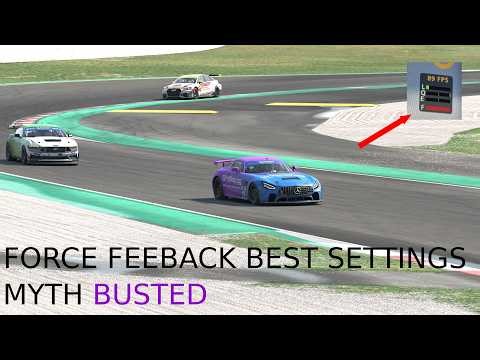 The BEST FFB Settings for iRacing (You're Doing It Wrong)