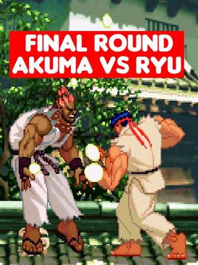 Final Round: Akuma VS Ryu in Street Fighter III: 3rd Strike