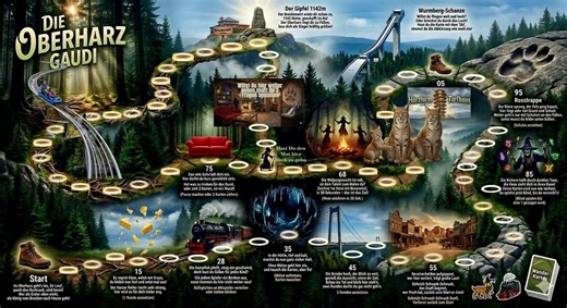 Le plaisir du Haut-Harz – Le jeu de plateau interactif du Harz : Création et jeu amusants ! NOUVEAU - Etsy France