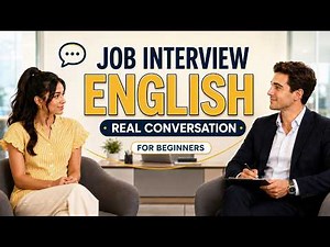 Job Interview Questions and Answers in English | Real English Conversation Practice for Beginners