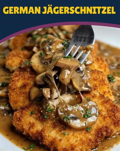 26K views · 90 reactions | German Jägerschnitzel Recipe ⬇️ first CO.M.N.T ⬇️⬇️ | Easy Dinner Recipes For Family | Facebook