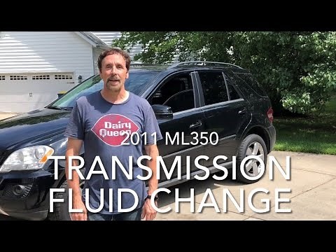 Transmission Fluid Change in a 2011 ML350 W164