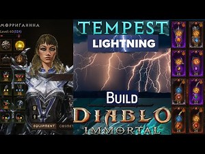 Tempest New Lightning PvP Build (with all new essences) |Battleground| Diablo Immortal | 1.5K reso