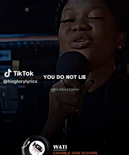Song:Capable God (Cover Lyrics) Artist:Wati . . . #capablegod #wati #covers #fypp #judikay #capablegodbyjudikay #nigeriantiktok🇳🇬 #christiantiktok #ugandatiktok🇺🇬 #hisglorylyrics #worship #praise #2025 #fyp #foru #tik_tok #jesus #God #gospel