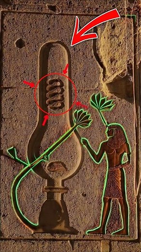 Ancient egyptian carving of a mysterious device #shorts #ancientegypt #mystery