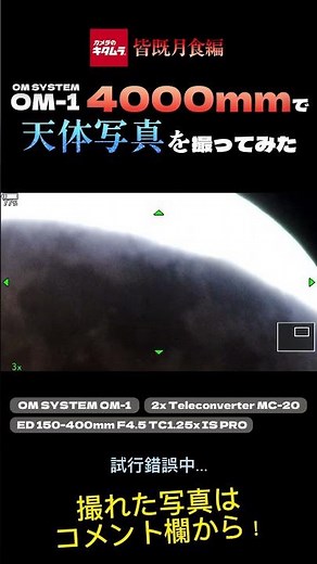 OM-1で4000mm相当の超望遠撮影に挑戦してみた！#shorts （カメラのキタムラ動画_OMDS）