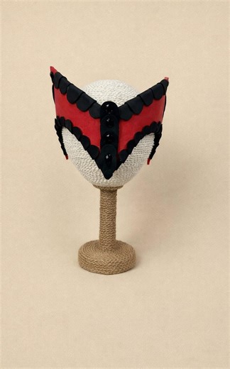 Red Black Devil Crown Headpiece, Demon Crown, Gothic Headband, Fantasy Costume Accessory, Cosplay Crown, Halloween Headpiece - Etsy