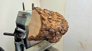 Woodturning - Half a log to a bowl?
