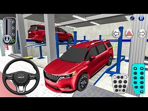 New Maroon Carnival car in Auto Repair Shop - 3D Driving Class 2026 - Android iOS Gameplay Car Game