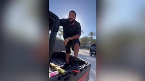 'Disrespectful' DJ Khaled slammed for making bodyguards carry him so that he didn't 'mess up' his sneakers
