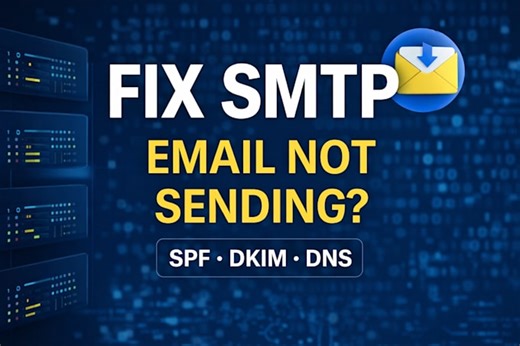 Zikorgweb: I will fix SMTP email delivery and configure linux server spf dkim dns for $40 on fiverr.com