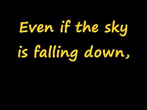 sky is falling down lyrics