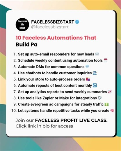 10 Faceless Automations That Build Passive Income