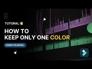 How to Gray Out / Isolate All But One Color Using Filmora