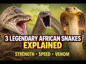 3 Legendary African Snakes Explained 🐍 Strength, Speed & Venom