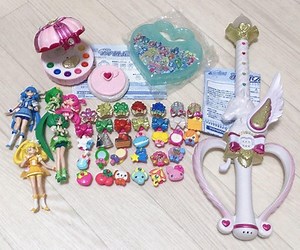 Glitter force Smile Precure Girls Toy Set Pact Compact Charm Decor Pretty Cure  | eBay
