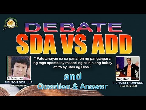DEBATE: SEVENTH-DAY ADVENTIST vS ANG DATING DAAN(MCGI) | August 6, 2021.