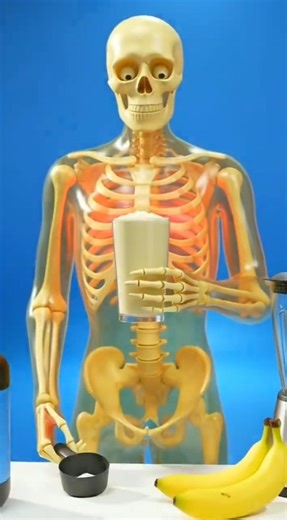 Banana protein shake every day for 30 days 😱 #zaptix #shorts