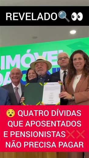 revelado quatro dívidas que aposentados e pensionistas não precisar pagar😱😱☺️ Confira⬇️ #aposentadosepensionistas #aposentados #aposentadoinss #inssnoticias #inss2023