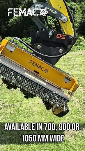 FEMAC T9 Excavator Mulcher – Powerful Land Clearing!
