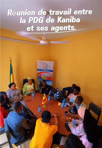 Réunion de travail PDG de Kaniba avec ses agents
