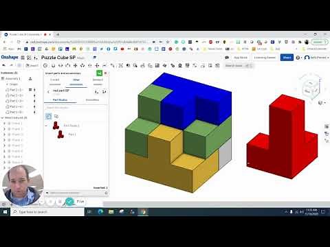 Assemble Puzzle Cube with OnShape