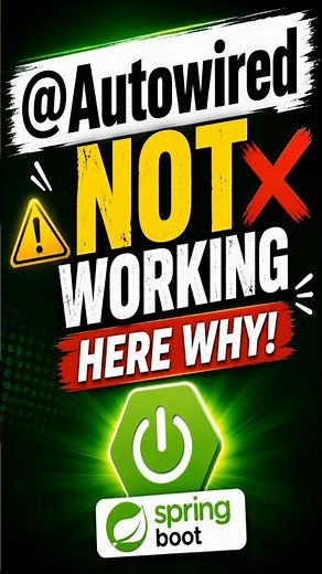 Why @Autowired Is NOT Working? 😱 | Spring Boot Interview Trap