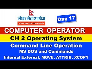 Computer Operator Tayari || Internal and External Command Line Operation || Day 17 || Readersnepal