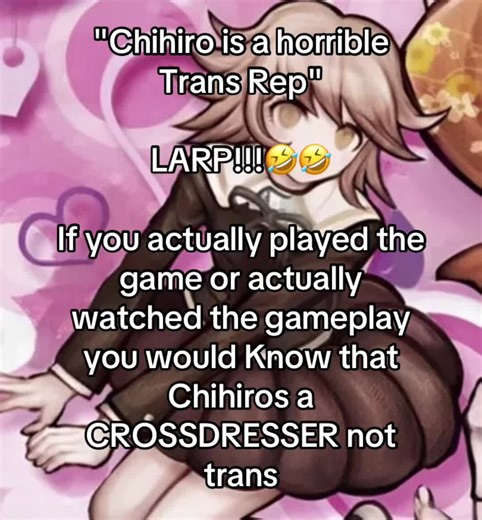 #Chihirofujisaki #danganronpa #larp #fyp