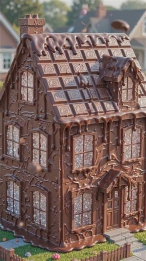 Amazing Chocolate House 🍫 | Dream Chocolate Home Design #shorts