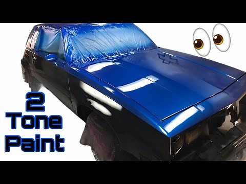 How to do Two tone paint job on cars