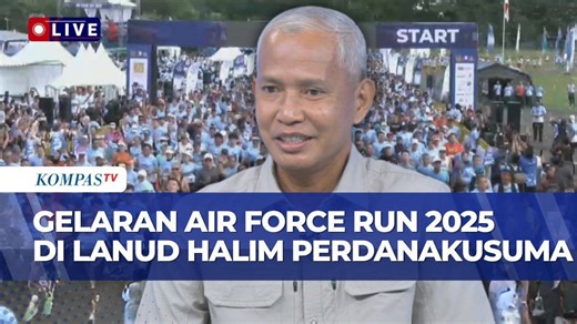 Air Force Run 2025 Hadir pada 7 Desember, Lari Seru di Lanud Halim dengan Latar Pesawat Tempur