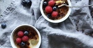 Crème brûlée med kardemumma