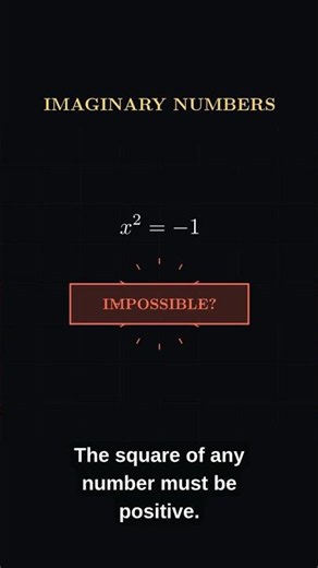 Why Imaginary Numbers Actually Exist! 🤯 #shorts