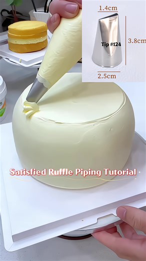 New Ruffle Piping Techniques for Cake Decorating