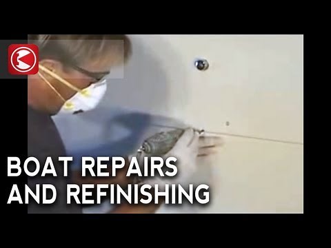 Professional Gelcoat Repairs using Preval Spray Gun By John Gabriel 2008