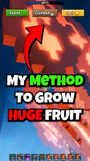 HOW To Grow Huge Fruits In Grow A Garden 2 #roblox#growagarden2