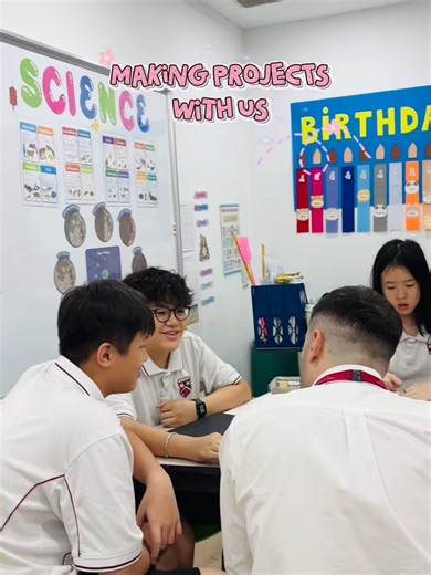 Learning English and making projects without pressure with us! #SISS #Jaguars #SydneySchool