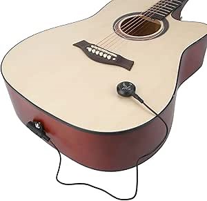 Pickup Acoustic Guitar,Mini Pickup Microphone Transducer with Cable for Acoustic Classical Folk Guitar Violin Microphone stick on pick up acoustic guitar pickup