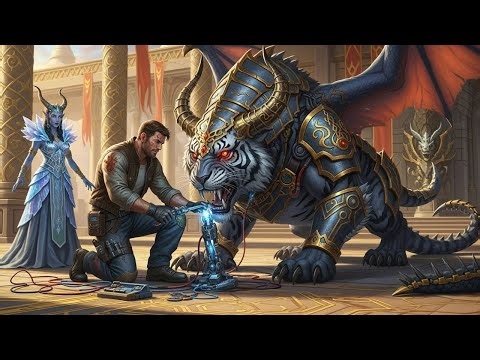 Alien Princess Thinks Human Mechanic is Harmless until He Fixes the Iron Jaw of Her Imperial Beast