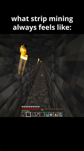 the worst way to mine.. 😭💔 #minecraft #minecraftmemes
