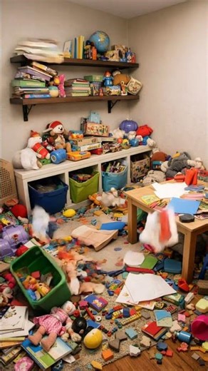 Be honest… does your playroom look like this too? 😅