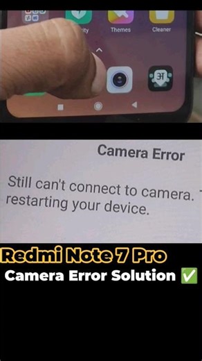 Still Can't Connect to Camera || Redmi Note 7 || 7 Pro || 7s ☺️ #shorts #cameraerror