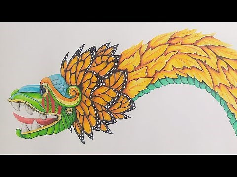Dibujo de Quetzalcoatl | Time-Lapse