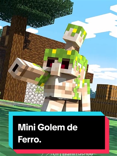 #minecraft Mini golem de ferro.