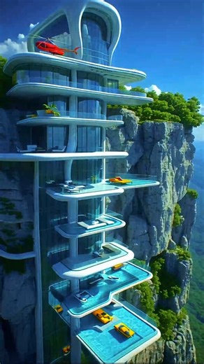 Luxury futuristic Tower #shorts #ai #viralshorts #motivation